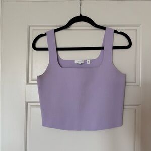 A.L.C. Women's Victoria Crop Top in Lavender